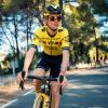 Sepp Kuss on bicycle