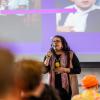 Person speaking at the TRANSforming Gender Conference