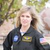 Portrait of Ulyana Horodyskyj in her NASA uniform