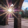 Sunset at UMC fountain area