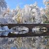 Snow-covered Varsity Bridge