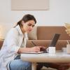 Person working on laptop