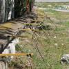 Seismic measurement equipment set up on a wall in Turkey