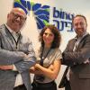 Brad Werner, Sharon Fireman and Erick Mueller at the Weizmann workshop