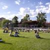 Students watch concert at Welcomefest 2016