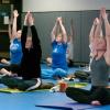 Students in yoga class at the Rec Center