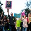 Youth protesting climate change