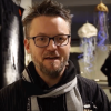 ATLAS lecturer Zack Weaver stands in front of Maker Made 2020