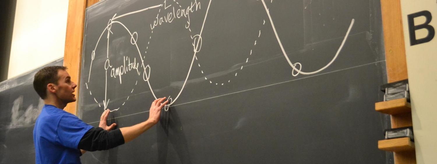 Professor Mark Hoefer teaches about waves
