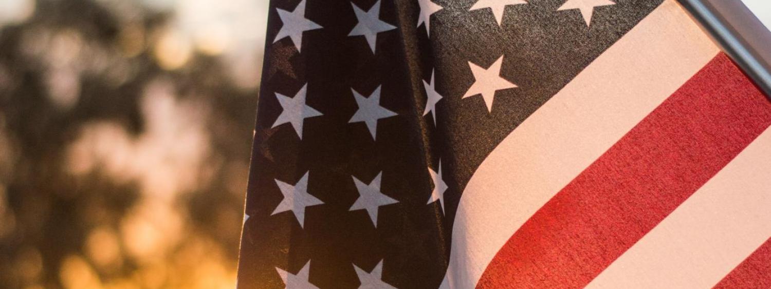 An American flag (Photo by Andrew Ruiz on Unsplash)