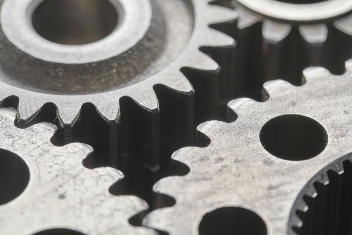 Background Gears Stock Photo