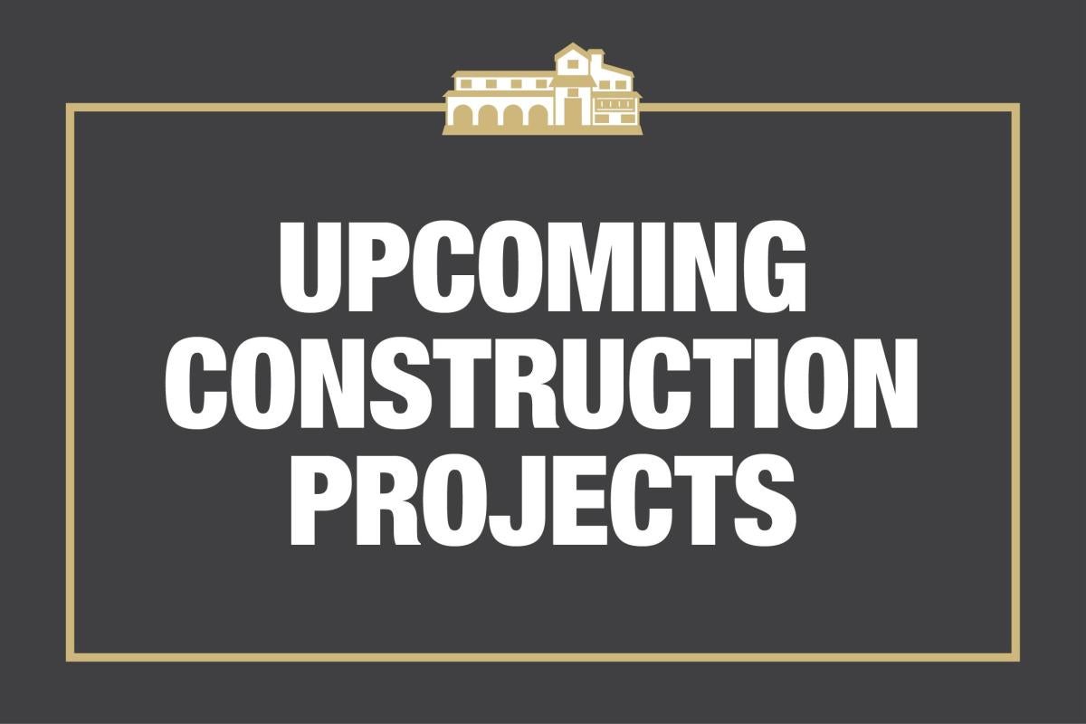 Upcoming construction project