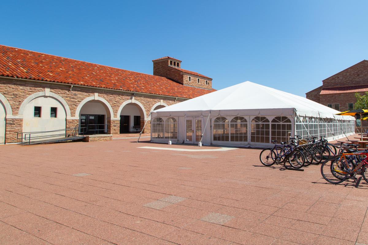 UMC terrace patio