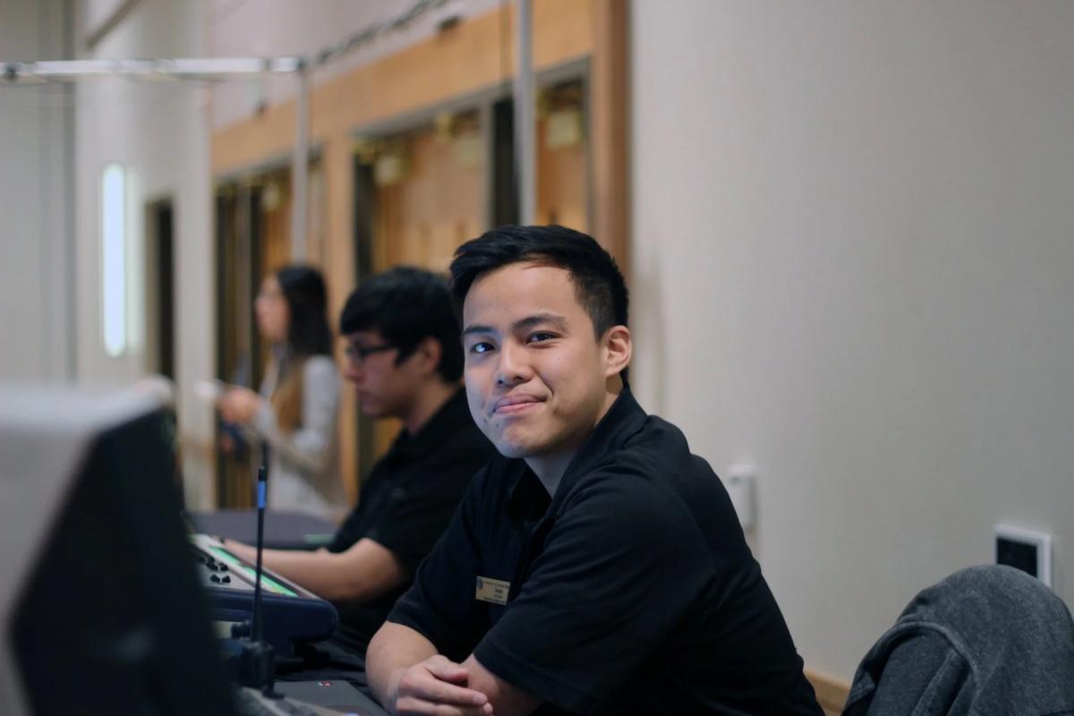 a student employee in the UMC