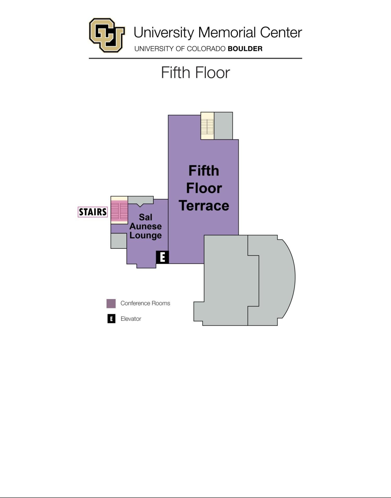 Fifth floor lounge and outdoor terrace