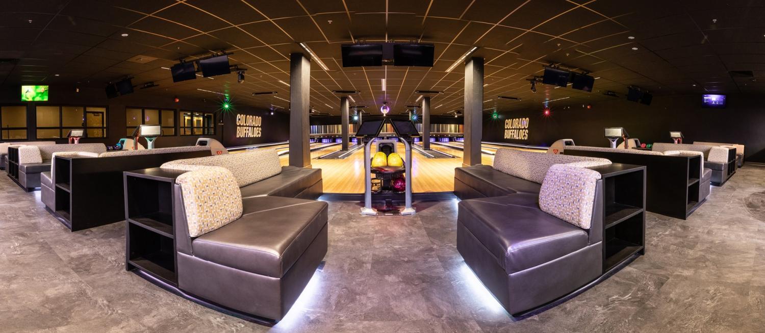 Bowling lanes at The Connection
