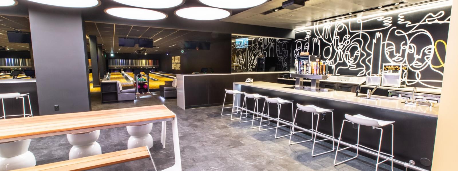 Food and beverage counter at The Connection