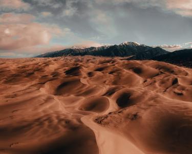 A photo of the Colorado sand dunes
