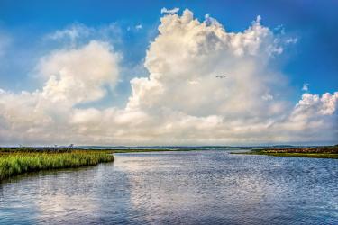 “Clouds Over Sinepexuent Bay” by David Goudy