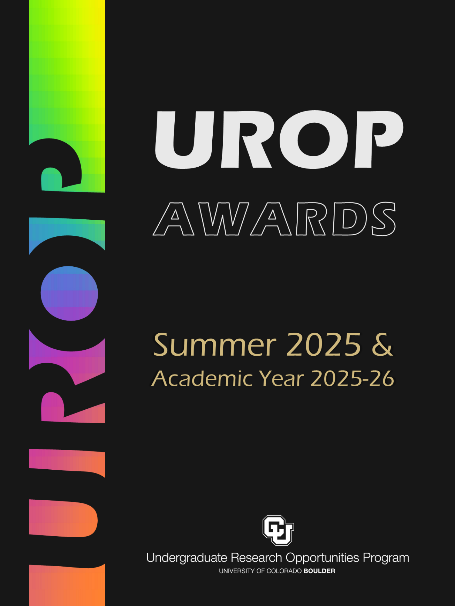 UROP Awards Summer 2025 & Academic Year 2025-26