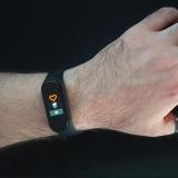 Hand showing smart watch device