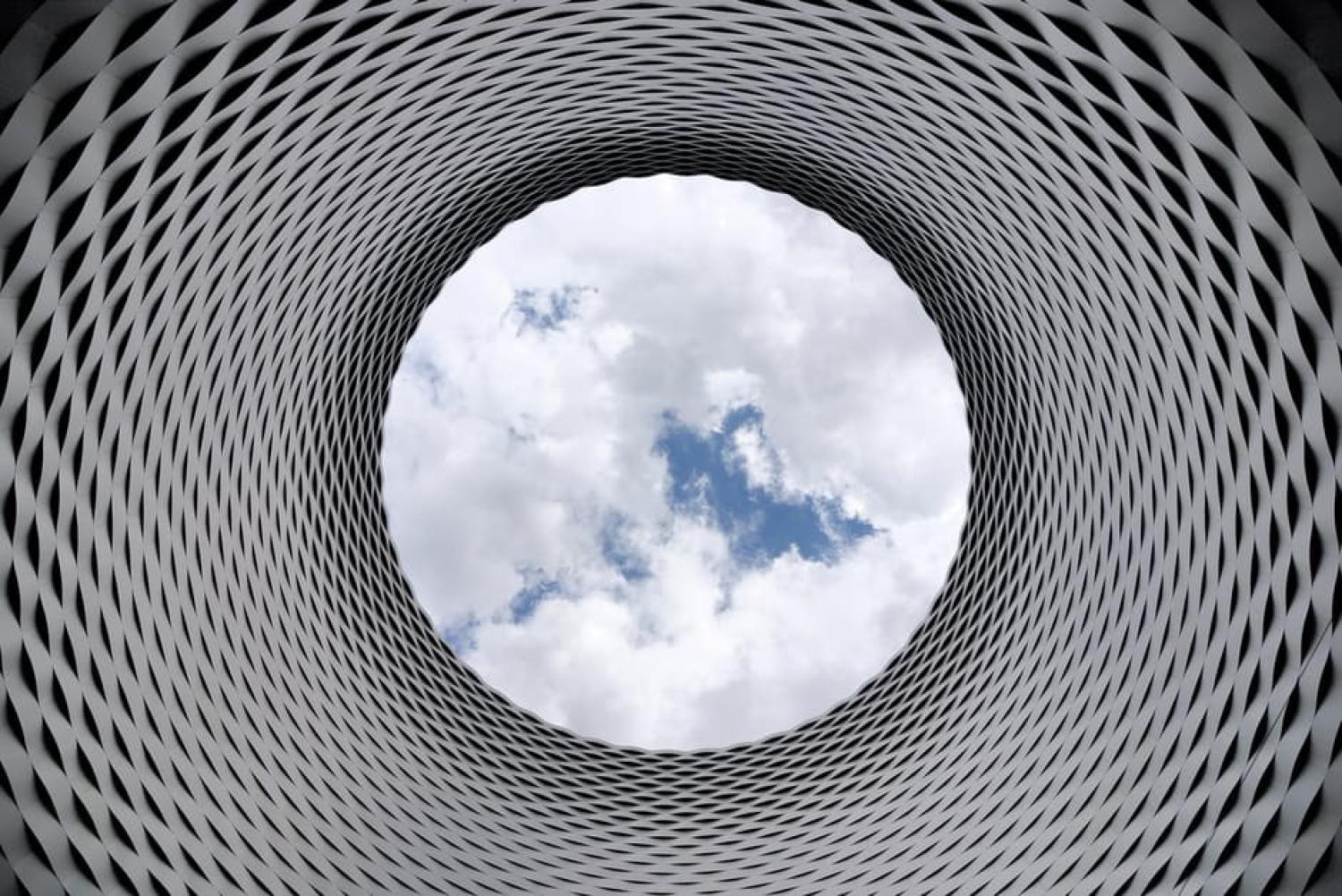 Blue sky technology abstract photo