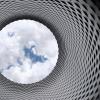 Blue sky technology abstract photo