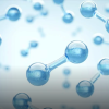 Illustration of molecules separating
