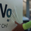 EV charging station sign