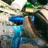 A pile of plastic containers