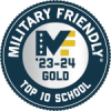 Military Friendly top 10 schools icon