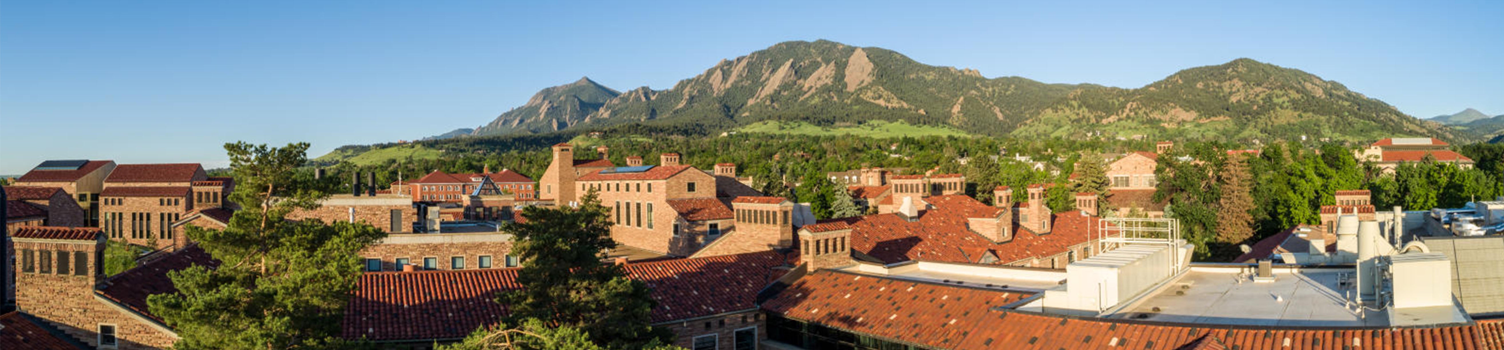 campus scenic looking toward flatirons