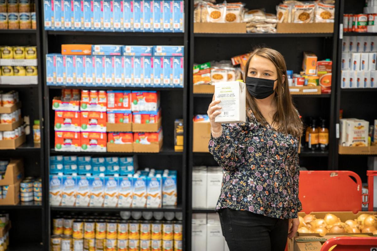 A food pantry