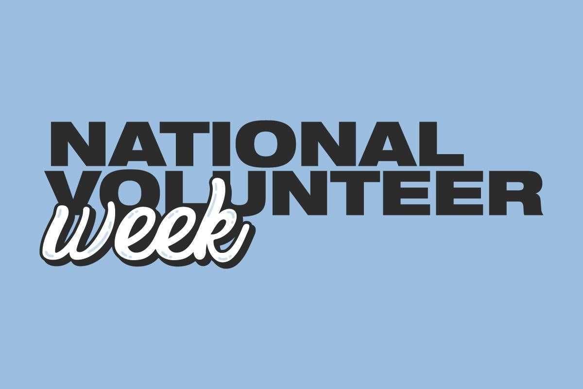 National Volunteer Week designed graphic
