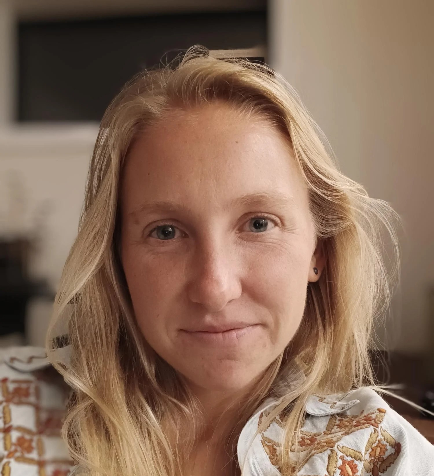 Woman with blonde hair