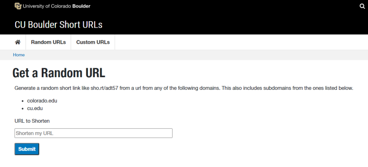 random URL