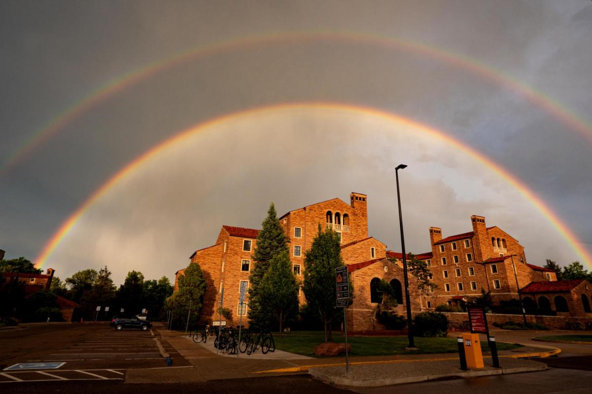 Double Rainbow on Campus