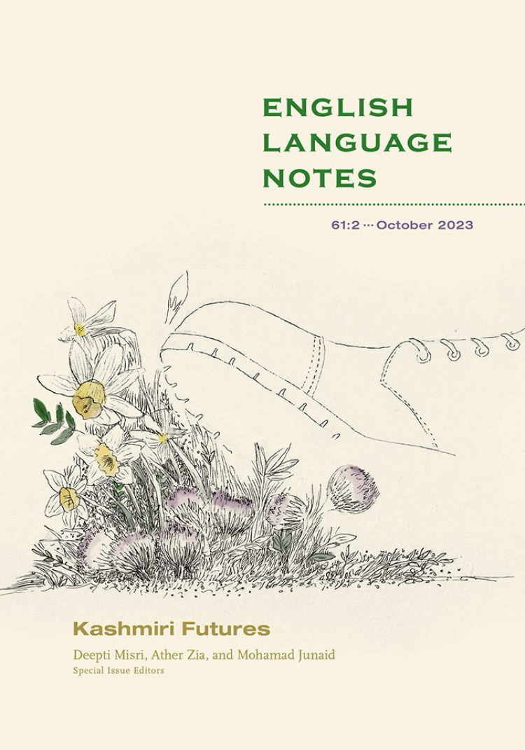 Special Issue: Kashmiri Futures of English Language Notes journal cover