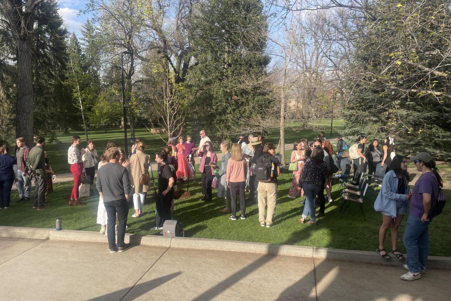 Senior Colloquium Tree Planting Event