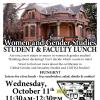 Student Faculty Lunch